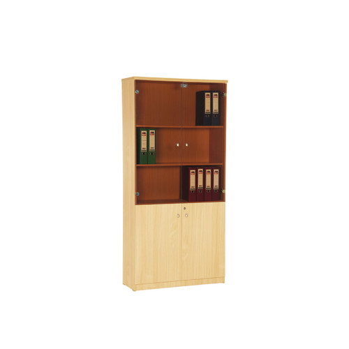 کتابخانه درب شیشه ای B900 طرح و فرم